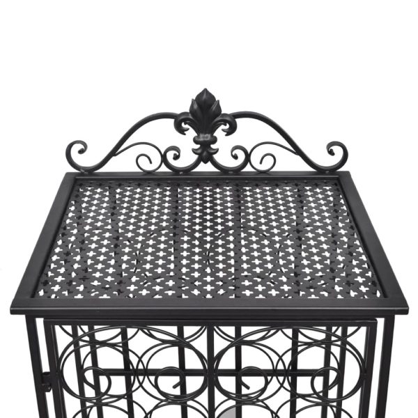 Garrafeira, suporte de metal para 28 garrafas de vinho - Image 4