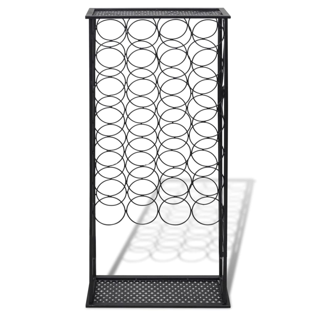 Garrafeira de metal, suporte para 28 garrafas de vinho - Image 2