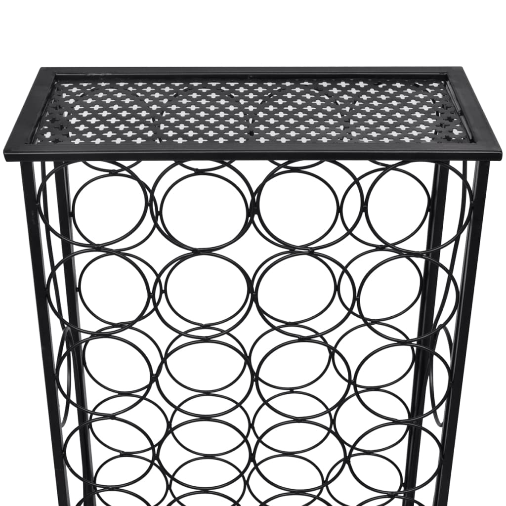 Garrafeira de metal, suporte para 28 garrafas de vinho - Image 3