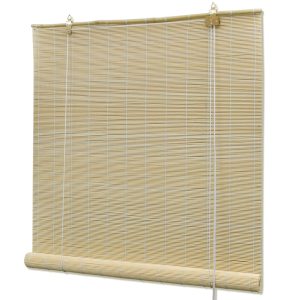 Estore de enrolar 120 x 220 cm bambu natural