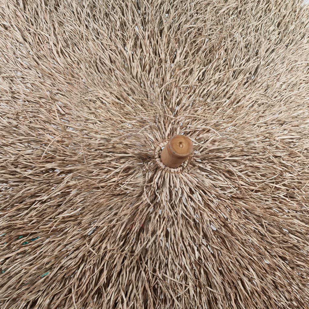 Guarda-sol de bambu 270 cm cobertura em folhas de bananeira - Image 3