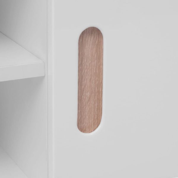 Suporte para TV em MDF 150x35x48,5 cm branco brilhante - Image 4