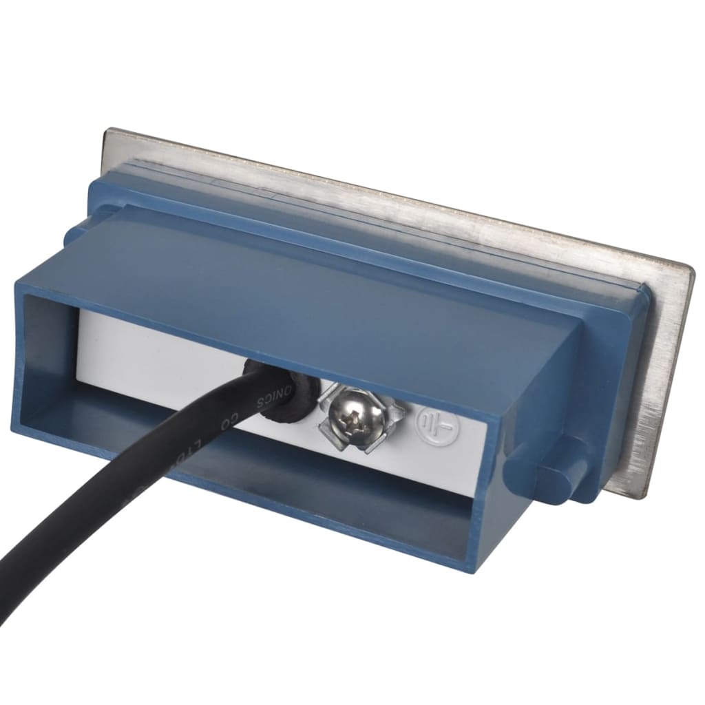 Luzes LED embutidas para escadas 12 pçs 44x111x56 mm - Image 4