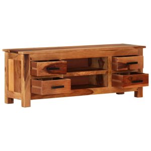 Móvel de TV 110x30x40 cm madeira maciça