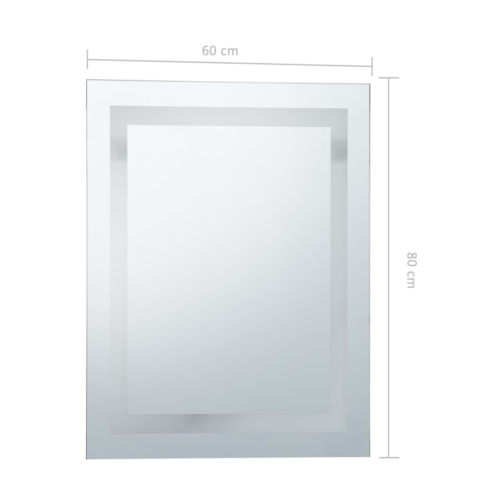 Espelho casa de banho LED c/ sensor tátil 60x80 cm - Image 8