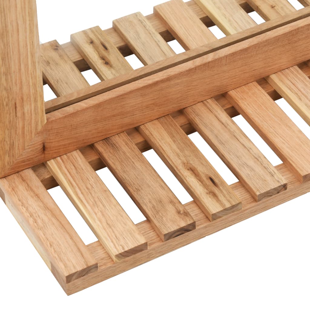 Espelho p/ casa de banho 60x12x62 cm madeira de nogueira maciça - Image 6