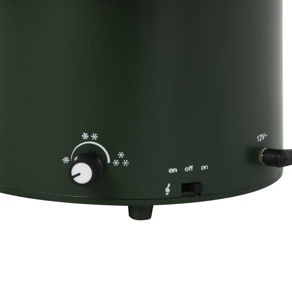 Árvore de Natal com neve base formato guarda-chuva 75 cm verde - Image 9