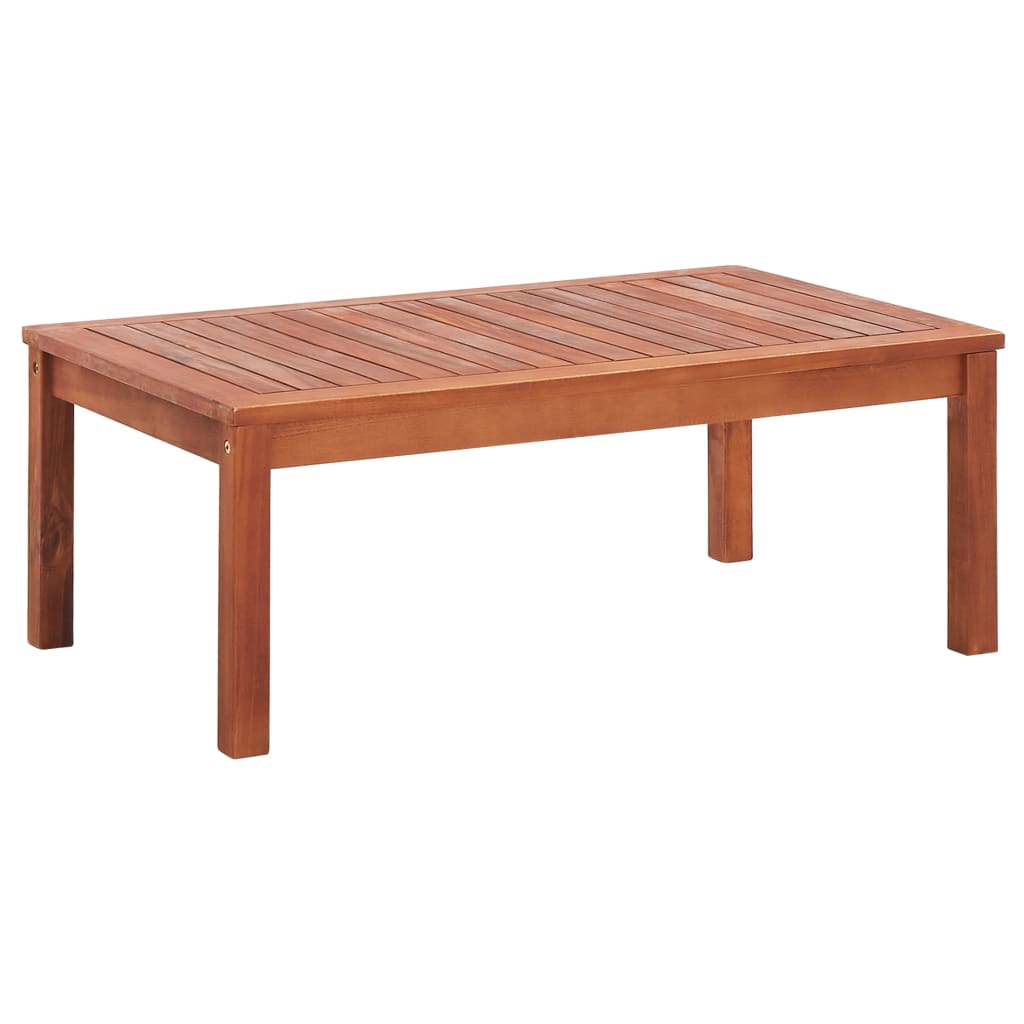 Conjunto lounge de jardim 4 pcs madeira de acácia maciça - Image 4