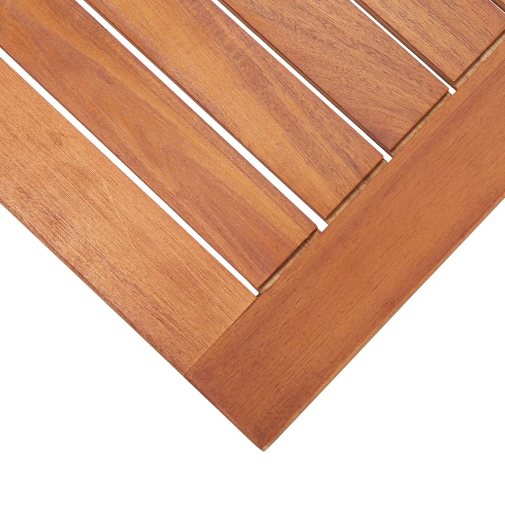 Conjunto lounge de jardim 4 pcs madeira de acácia maciça - Image 6