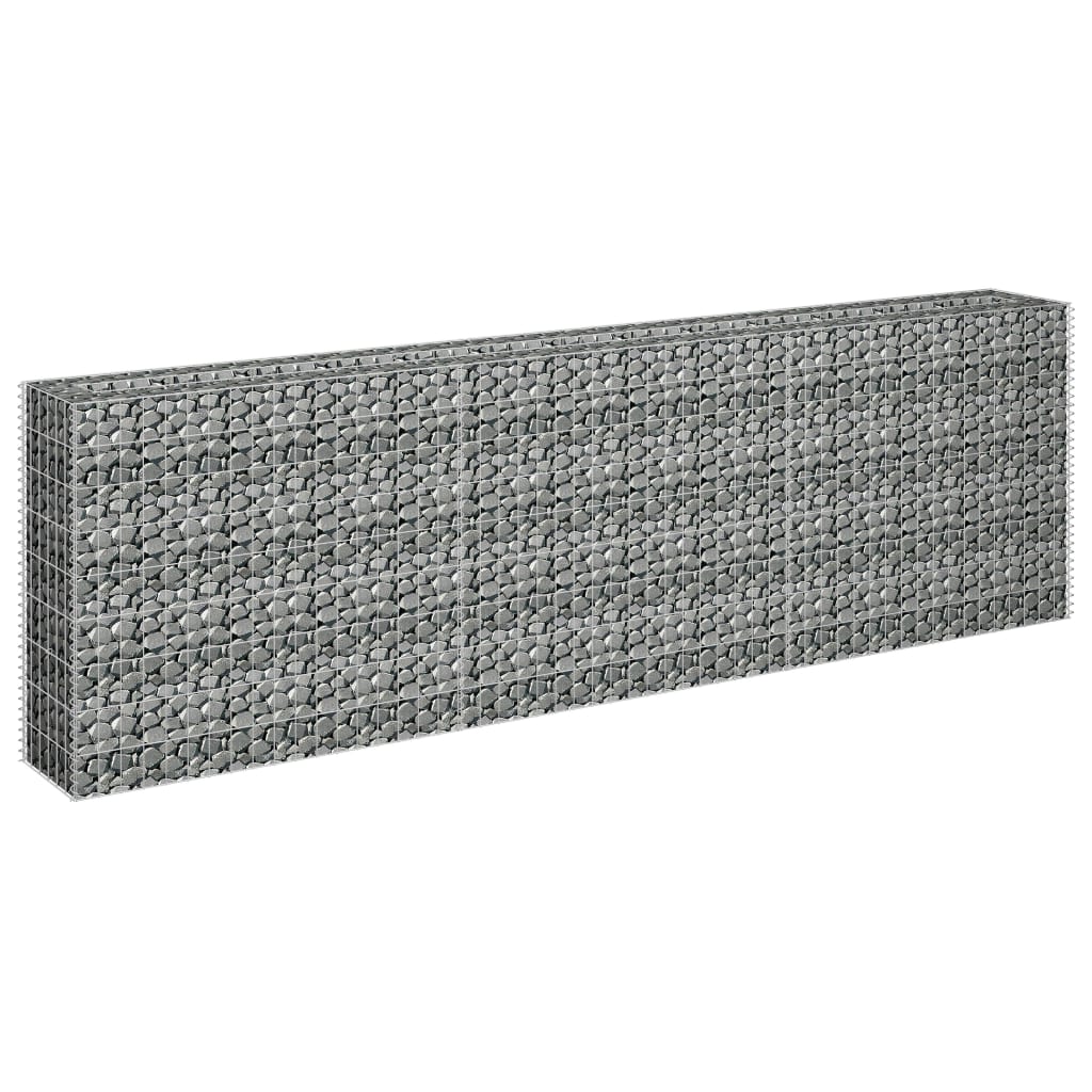Canteiro elevado/cesto gabião 270x30x90 cm aço galvanizado - Image 3