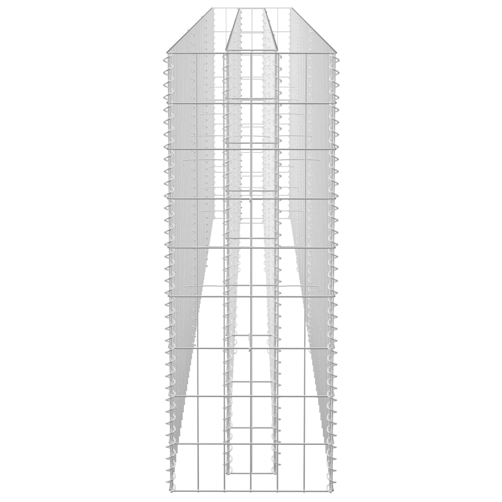 Canteiro elevado/cesto gabião 270x30x90 cm aço galvanizado - Image 5