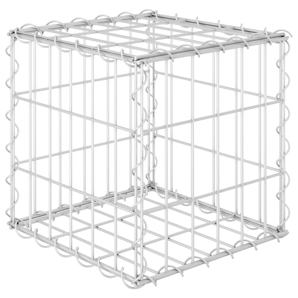 Canteiro elevado/cubo gabião 30x30x30 cm fio de aço - Image 6
