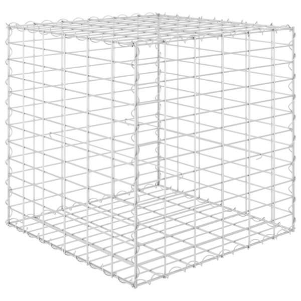 Canteiro elevado/cubo gabião 60x60x60 cm fio de aço - Image 2