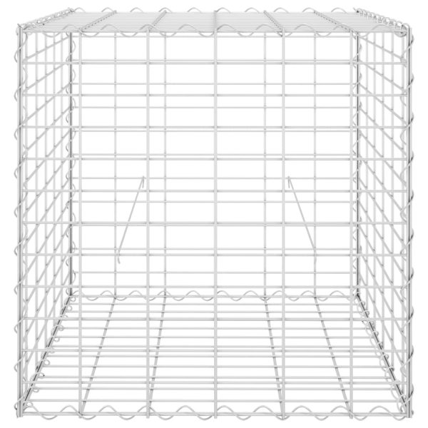 Canteiro elevado/cubo gabião 60x60x60 cm fio de aço - Image 3