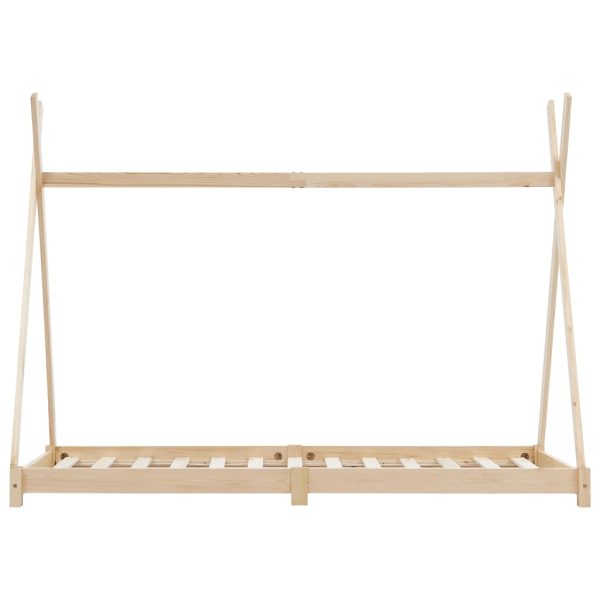 Estrutura de cama para crianças 90x200 cm pinho maciço - Image 3