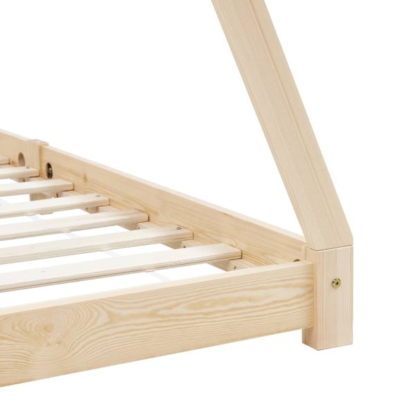 Estrutura de cama para crianças 90x200 cm pinho maciço - Image 6
