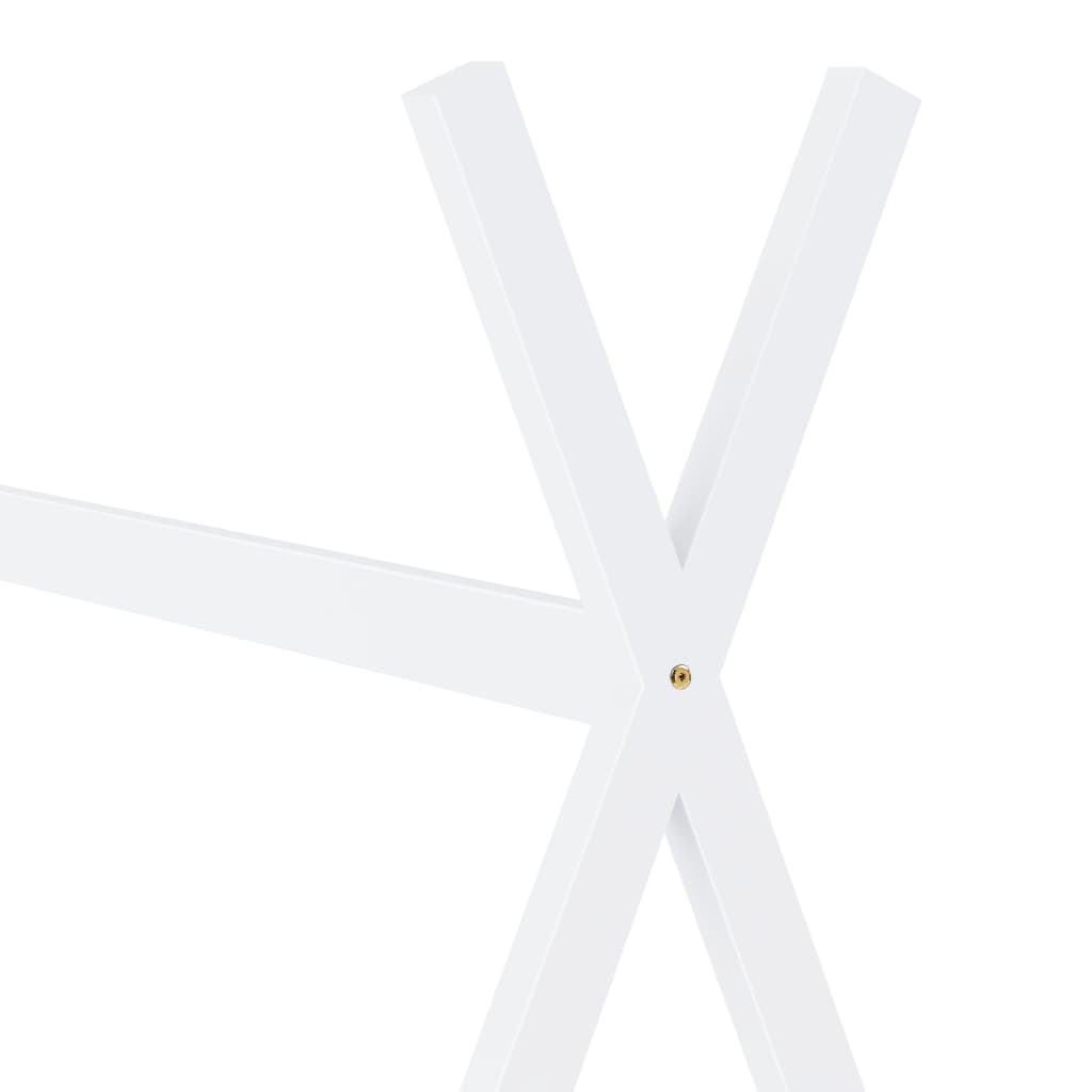 Estrutura de cama para crianças 80x160 cm pinho maciço branco - Image 5