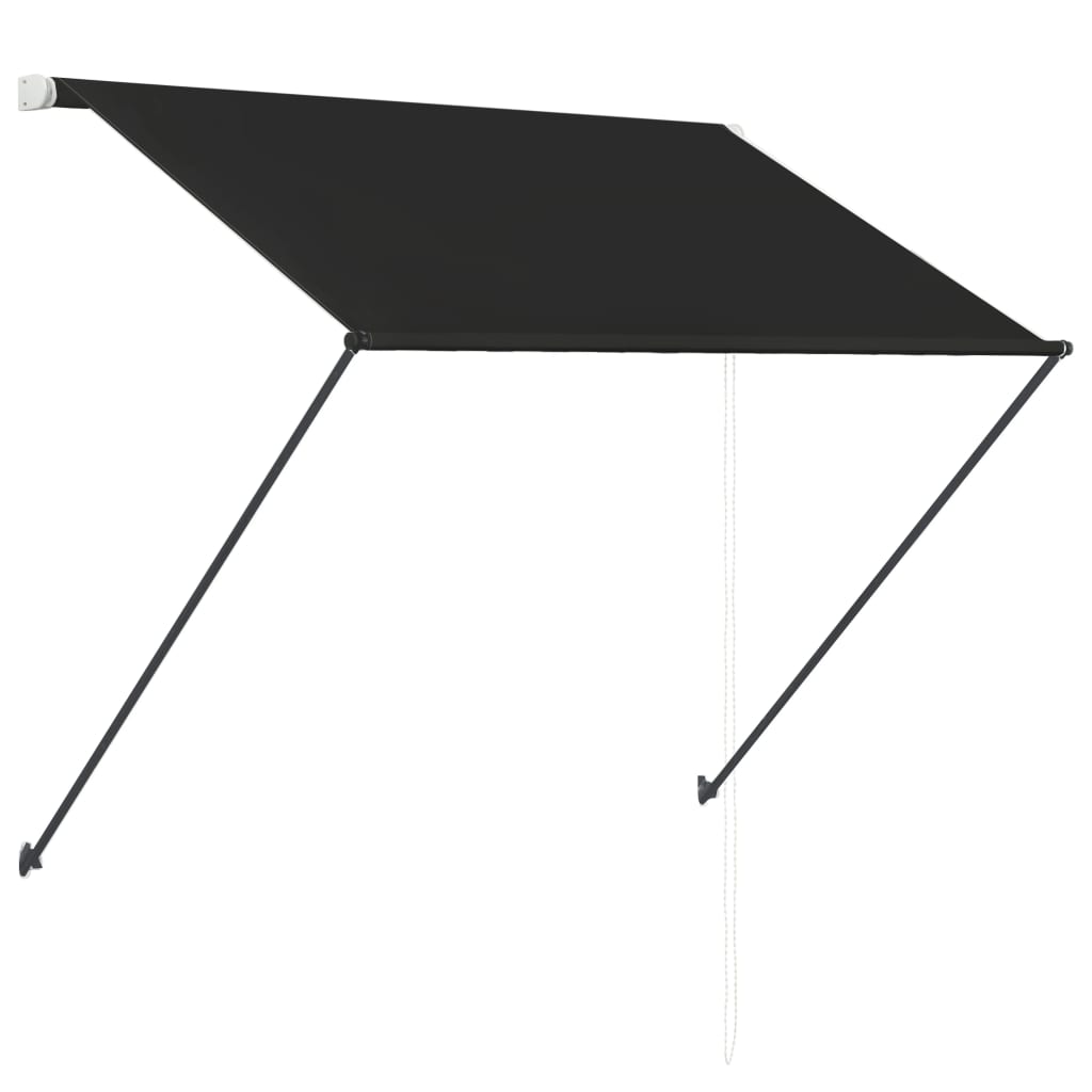 Toldo retrátil com LED 200x150 cm antracite - Image 4