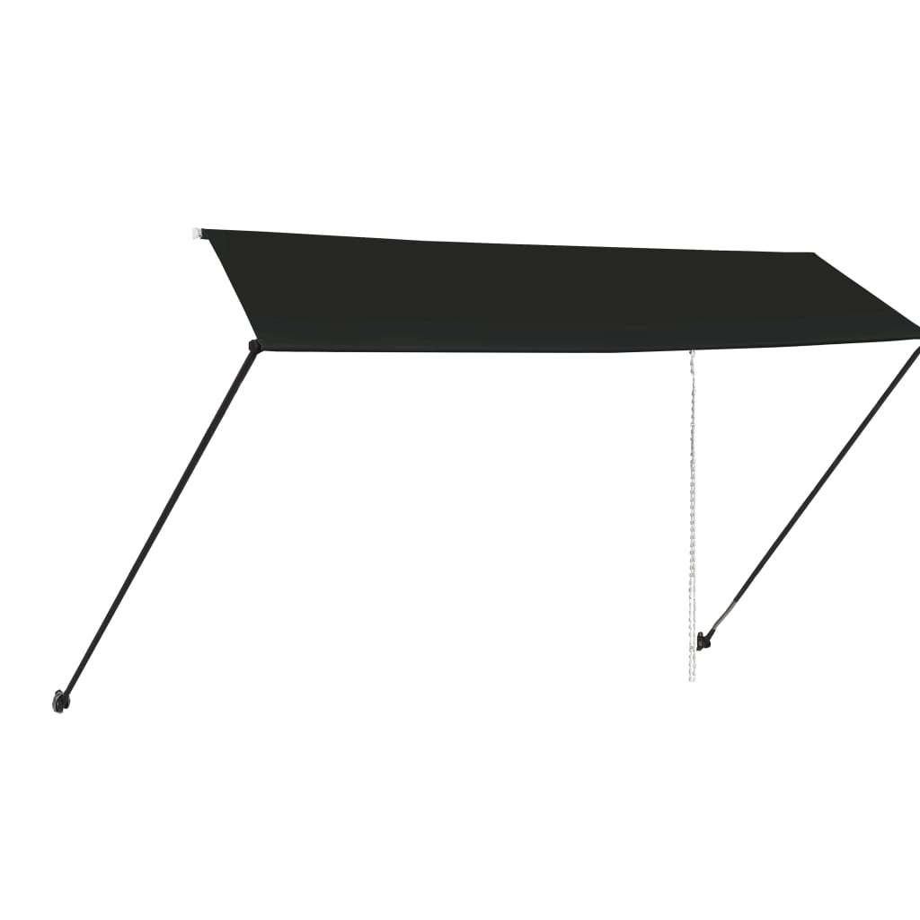 Toldo retrátil com LED 350x150 cm antracite - Image 4