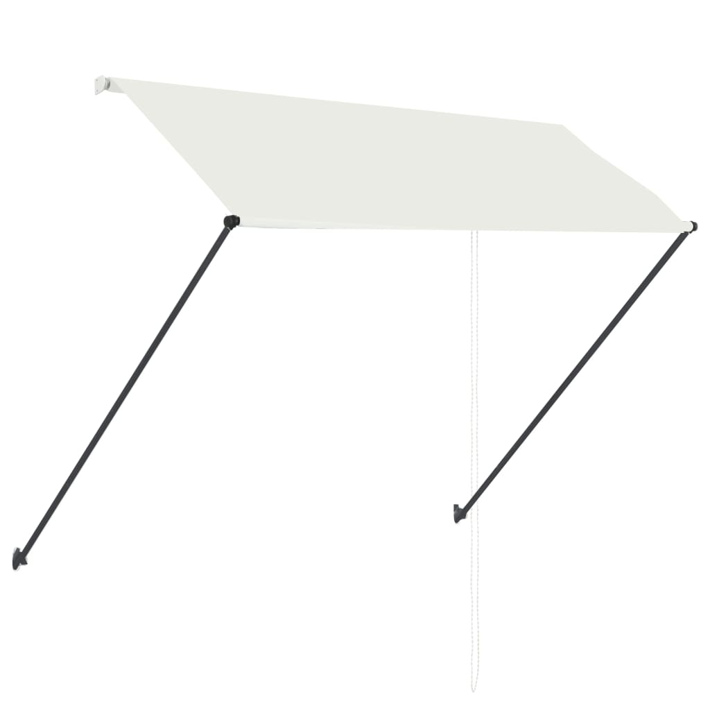 Toldo retrátil com LED 250x150 cm creme - Image 4