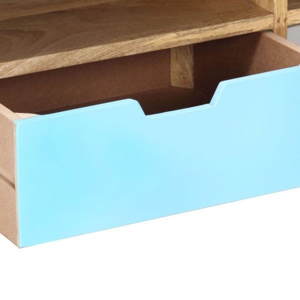 Móvel de TV 110x35x48 cm madeira de mangueira maciça - Image 5