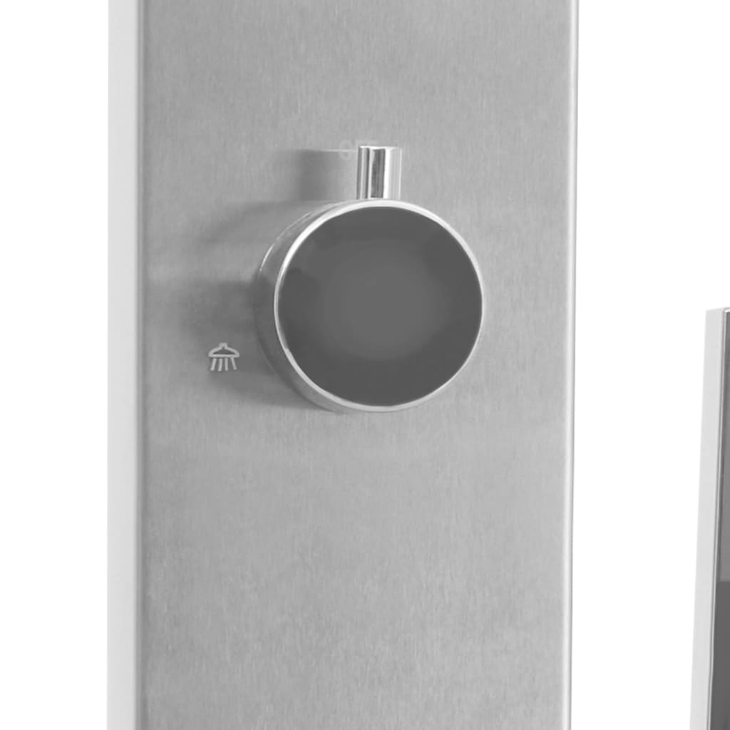 Chuveiro para exterior com base WPC aço inoxidável - Image 7