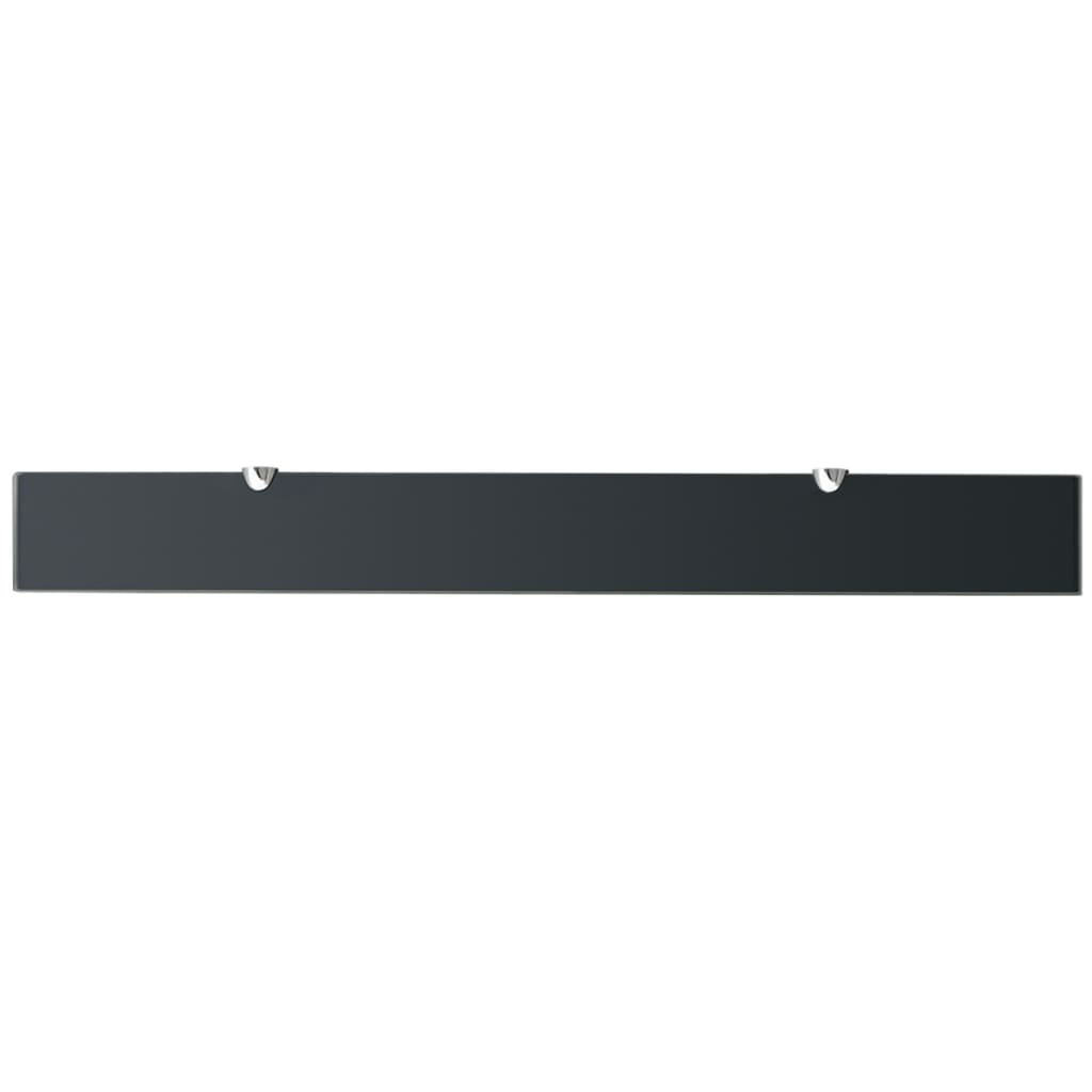 Prateleiras flutuantes 2 pcs vidro 90x10 cm 8 mm - Image 4