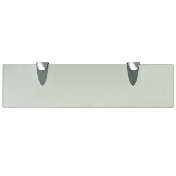 Prateleiras flutuantes 2 pcs vidro 40x10 cm 8 mm - Image 4