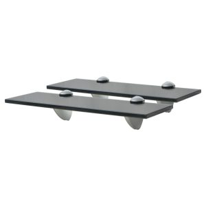 Prateleiras flutuantes 2 pcs vidro 30x20 cm 8 mm