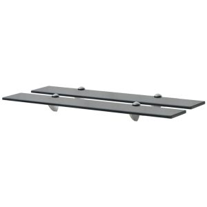 Prateleiras flutuantes 2 pcs vidro 70x20 cm 8 mm