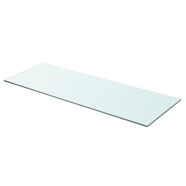 Prateleiras 2 pcs 80x30 cm vidro transparente - Image 2