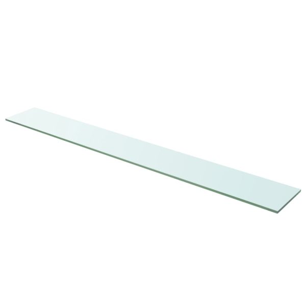 Prateleiras 2 pcs 110x15 cm vidro transparente - Image 2