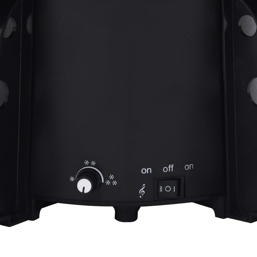 Árvore Natal c/ neve base formato guarda-chuva 170 cm PVC preto - Image 7