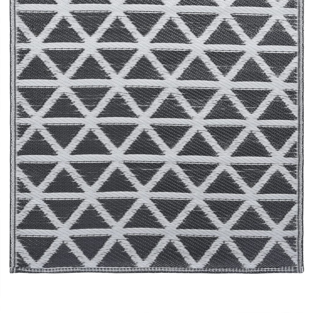 Tapete de exterior 120x180 cm PP preto - Image 5