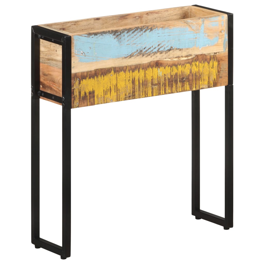 Vaso/floreira 60x20x68 cm madeira recuperada maciça - Image 10