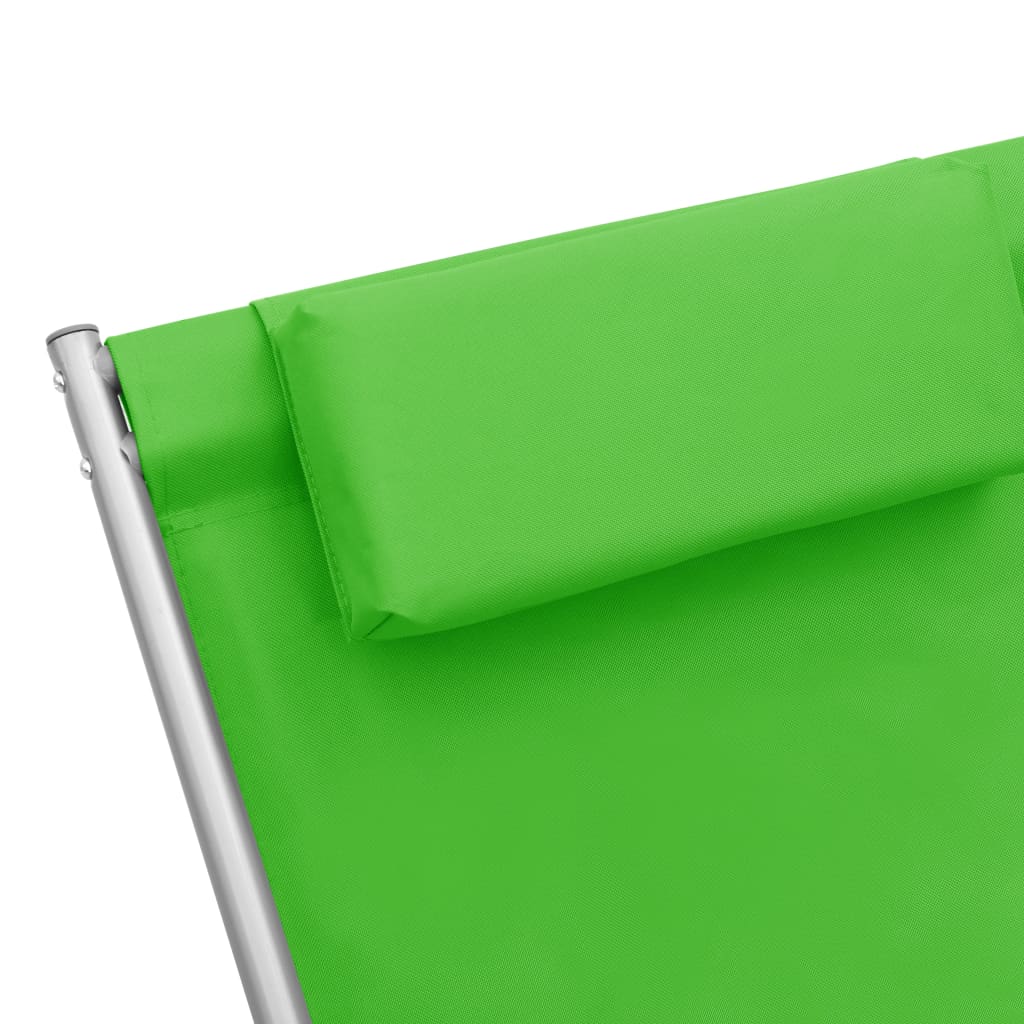 Cadeiras de baloiço 2 pcs aço verde - Image 6