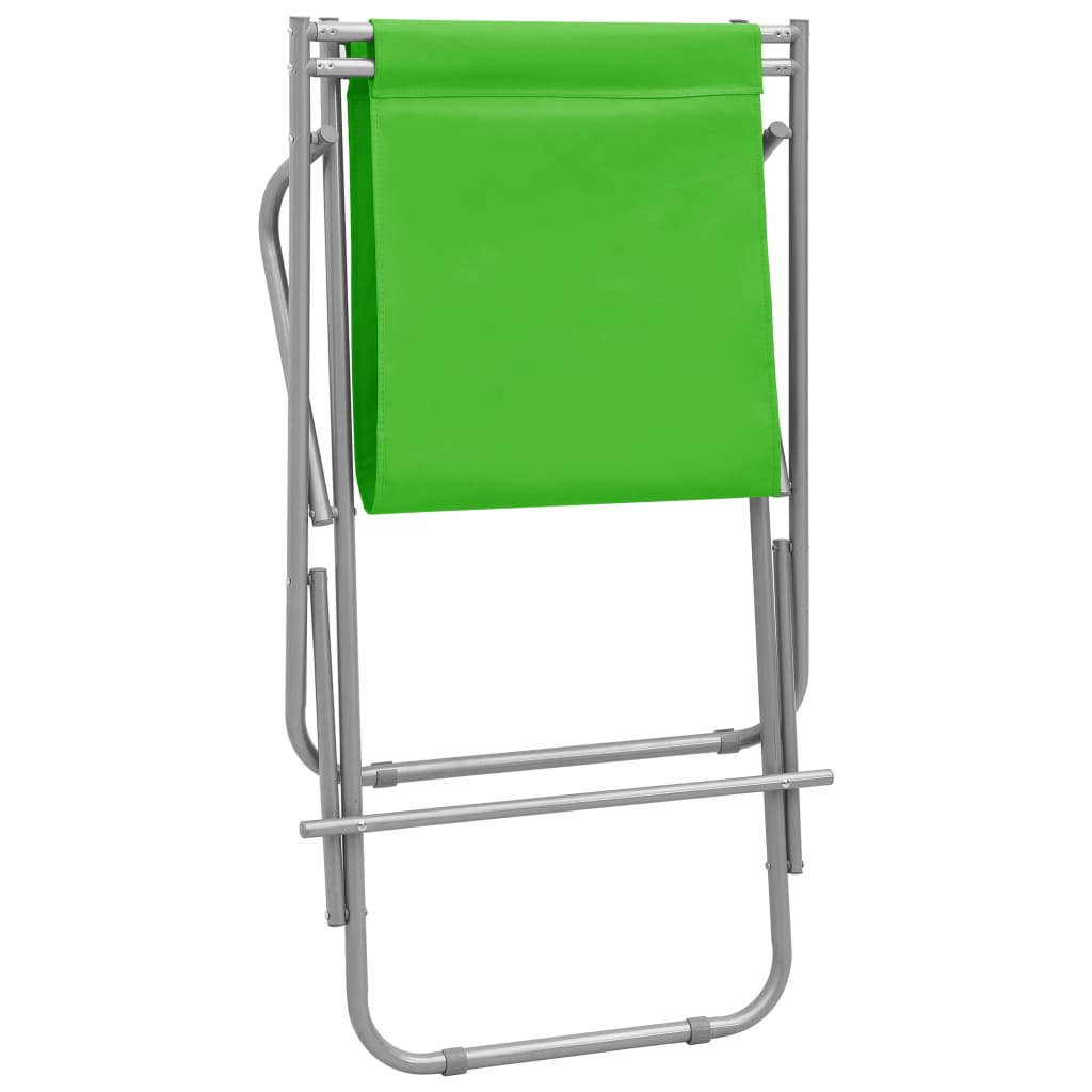 Cadeiras de baloiço 2 pcs aço verde - Image 8