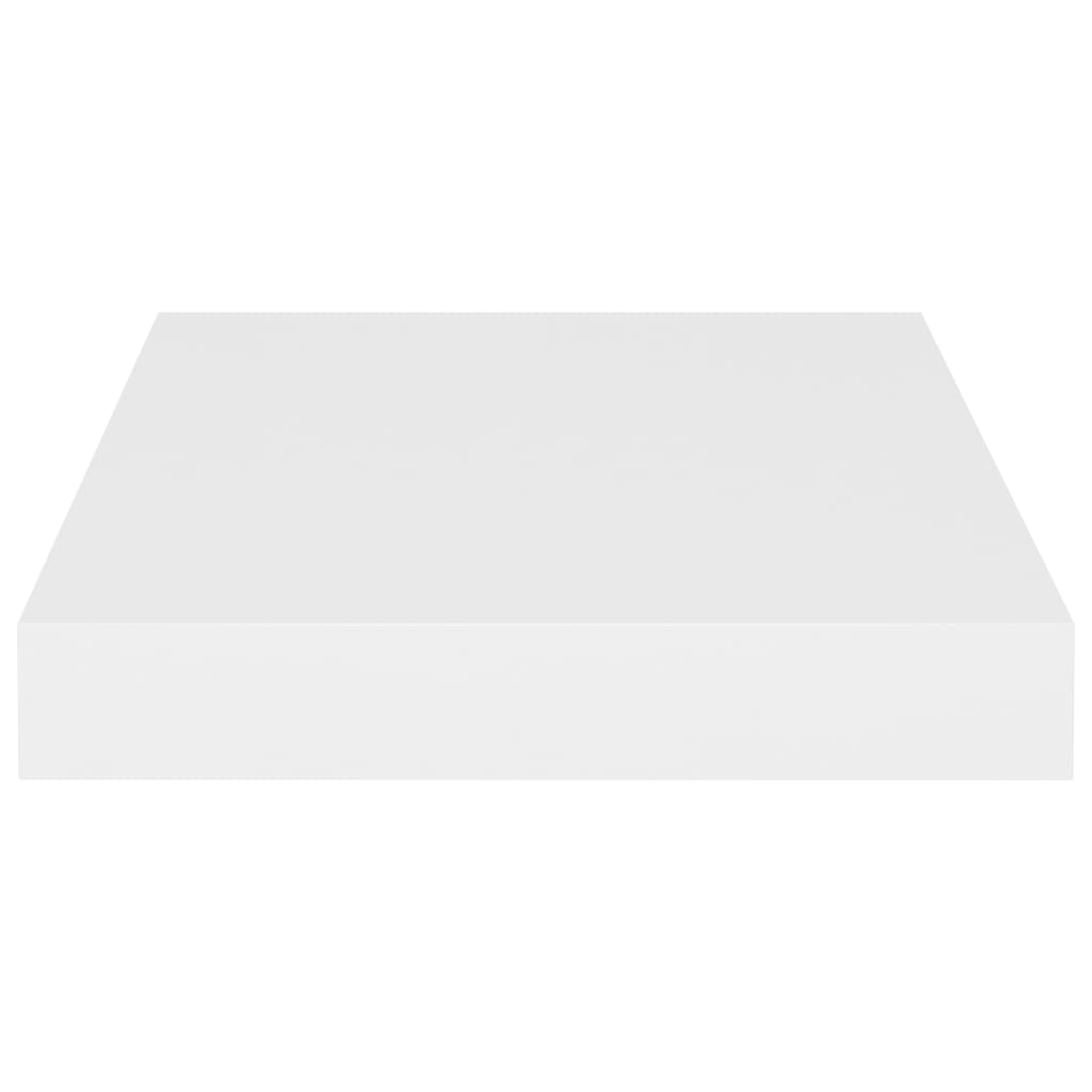 Prateleira parede suspensa 23x23,5x3,8 cm MDF branco - Image 3