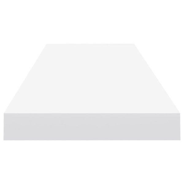 Prateleiras parede suspensas 4 pcs 90x23,5x3,8cm MDF branco - Image 4