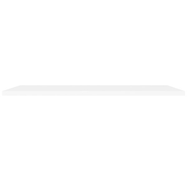 Prateleira de parede suspensa 120x23,5x3,8 cm MDF branco - Image 3
