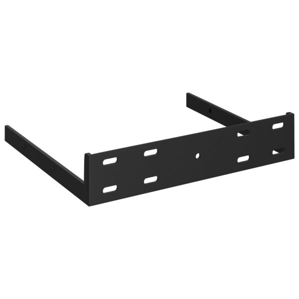 Prateleiras de parede suspensas 2 pcs 23x23,5x3,8cm MDF cinza - Image 6