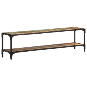 Móvel de TV 150x30x40 madeira recuperada maciça