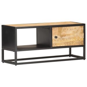 Móvel de TV c/ porta esculpida 90x30x40 cm mangueira áspera