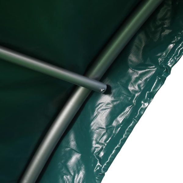 Tenda para gado PVC 3,7x3,7 m verde - Image 6