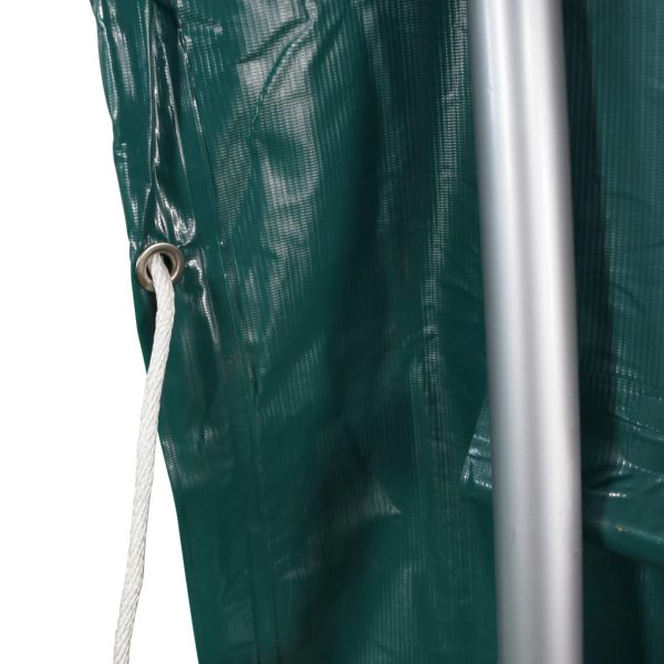 Tenda para gado PVC 3,7x3,7 m verde - Image 7