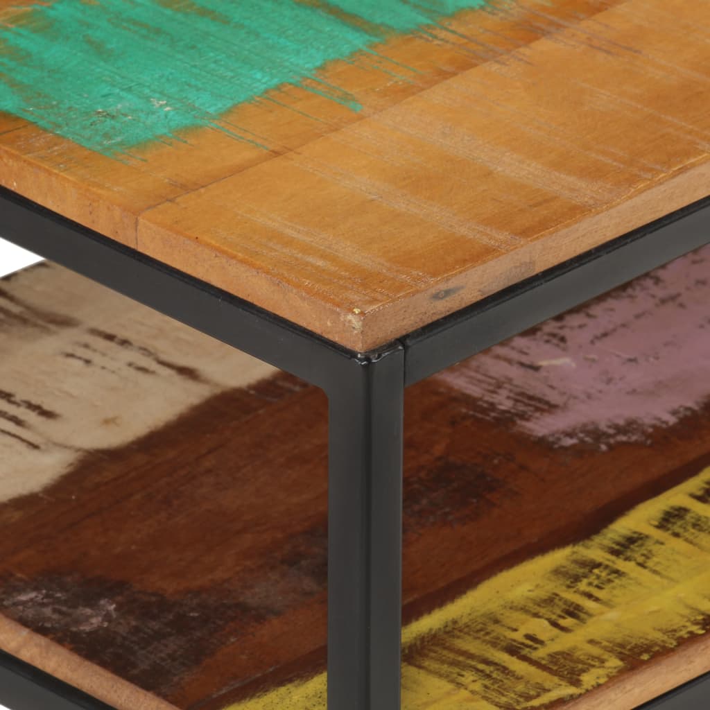 Móvel de TV 130x30x45 cm madeira recuperada maciça - Image 5