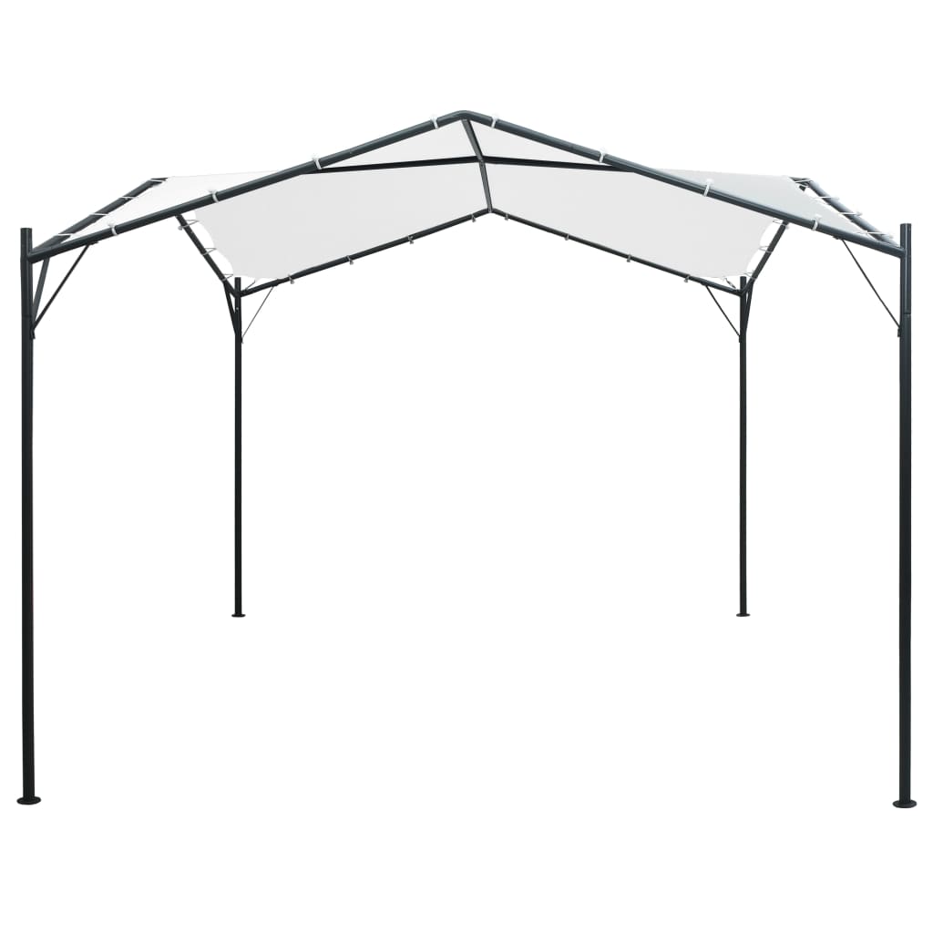 Gazebo 3x3x2,6 m 180 g/m² branco - Image 2