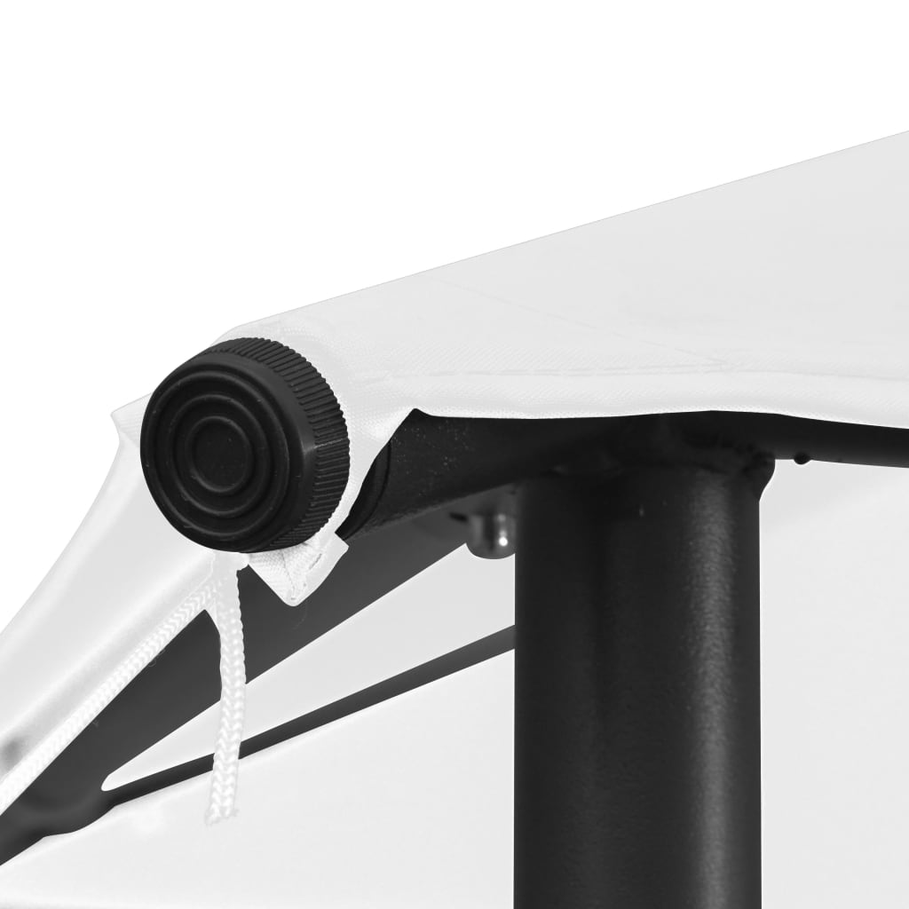 Gazebo 4x4x3 m 180 g/m² branco - Image 5