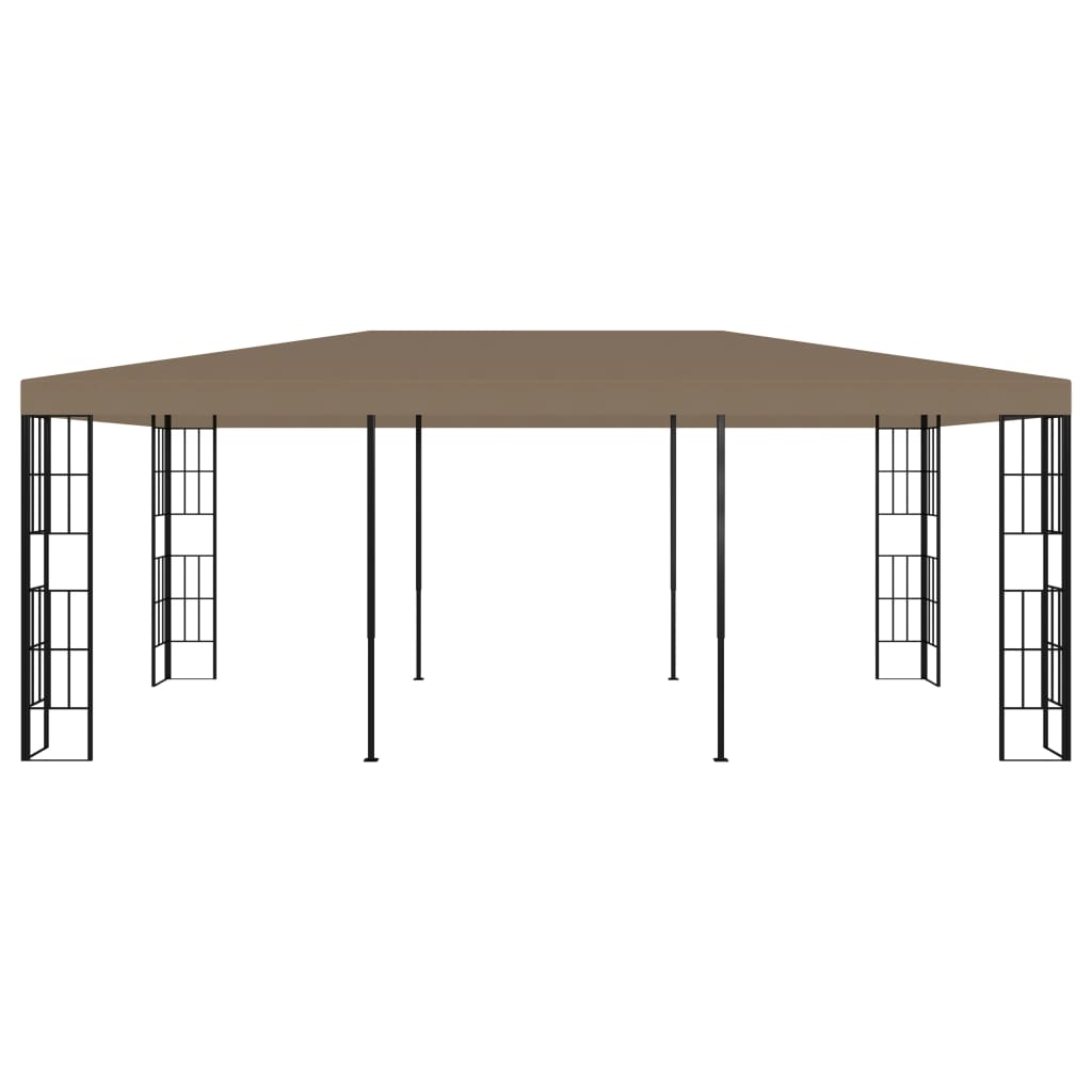 Gazebo 6x3 m cinzento-acastanhado - Image 2