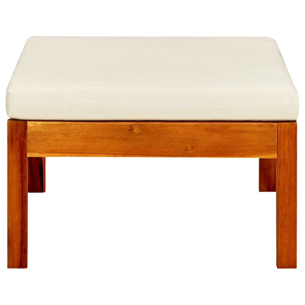 Apoios de pés para jardim 2 pcs madeira de acácia maciça - Image 5